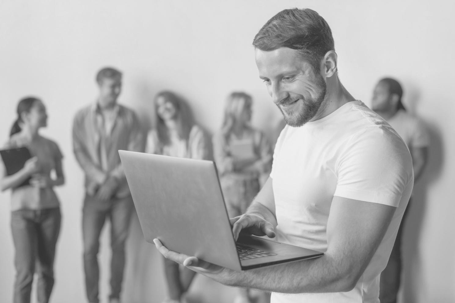 Family reviewing monthly expenses and income patterns together